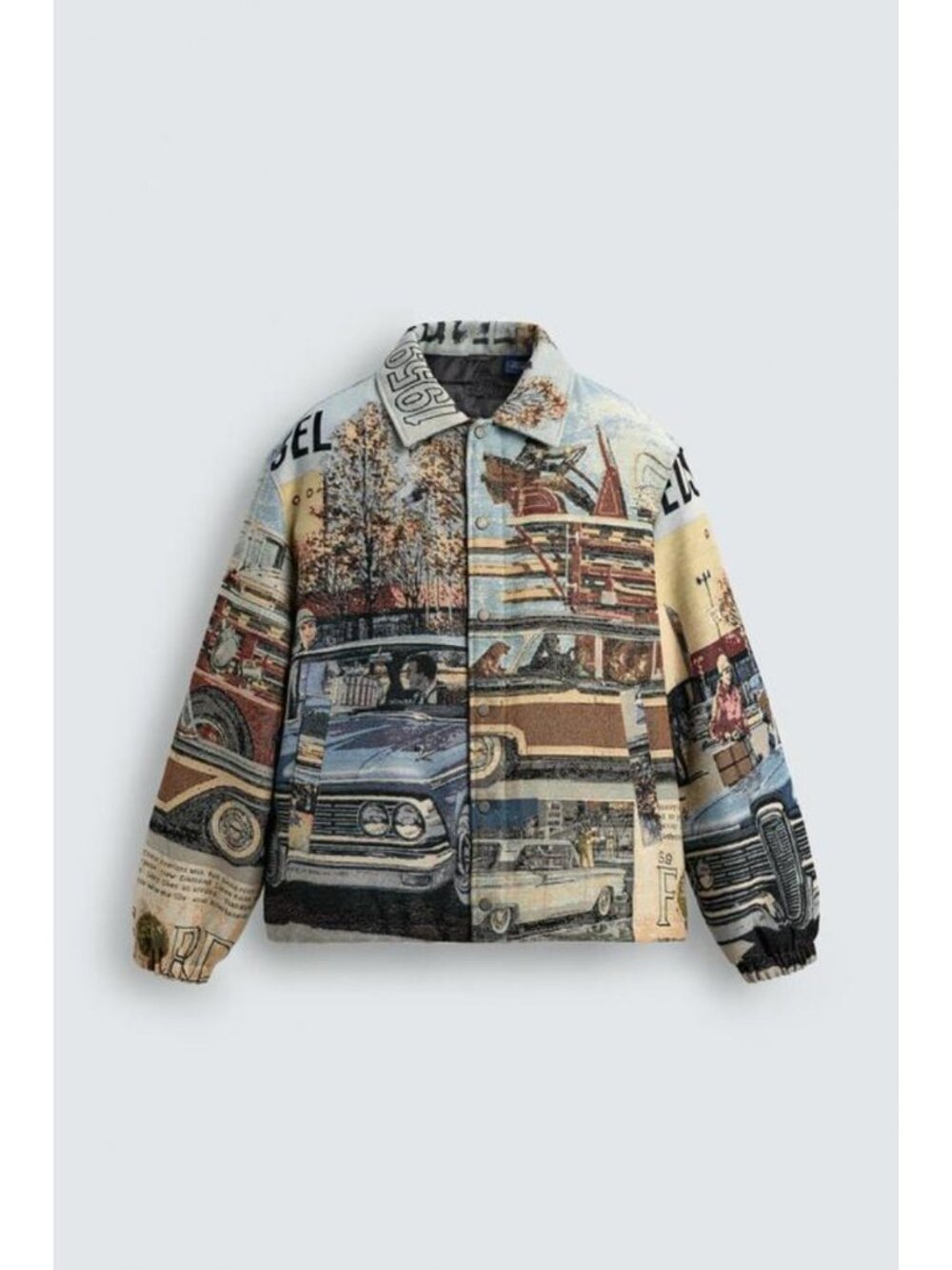 ZARA FORD © JACQUARD PUFFER JACKET